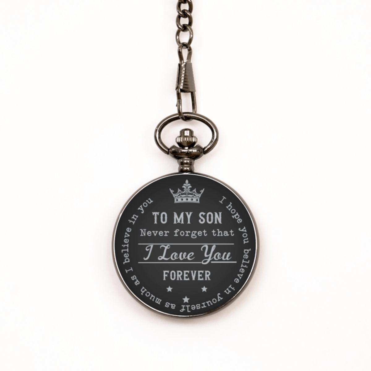 Son Engraved Pocket Watch