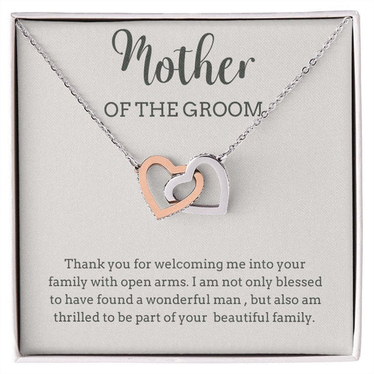 Mother in Law Wedding Gift from Bride, Mother of Groom Necklace, Future Mother in Law Gift, Gift for Mother-in-law, Wedding gift