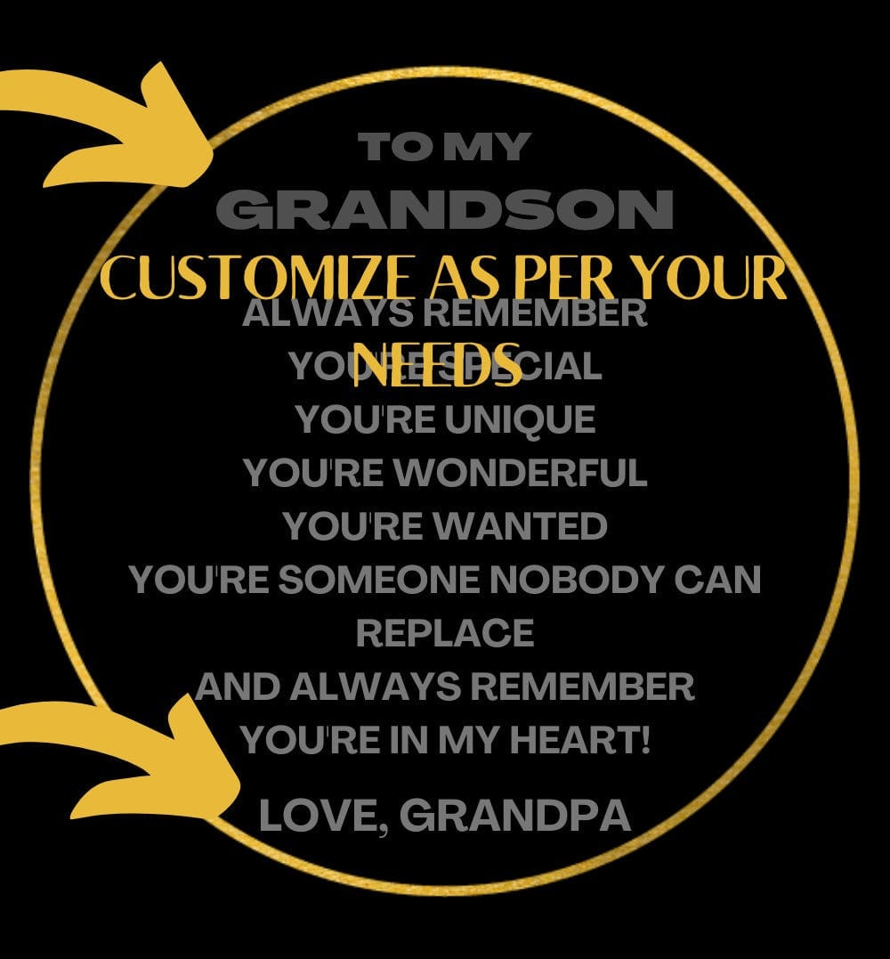 Personalised Gift for grandson from grandparent