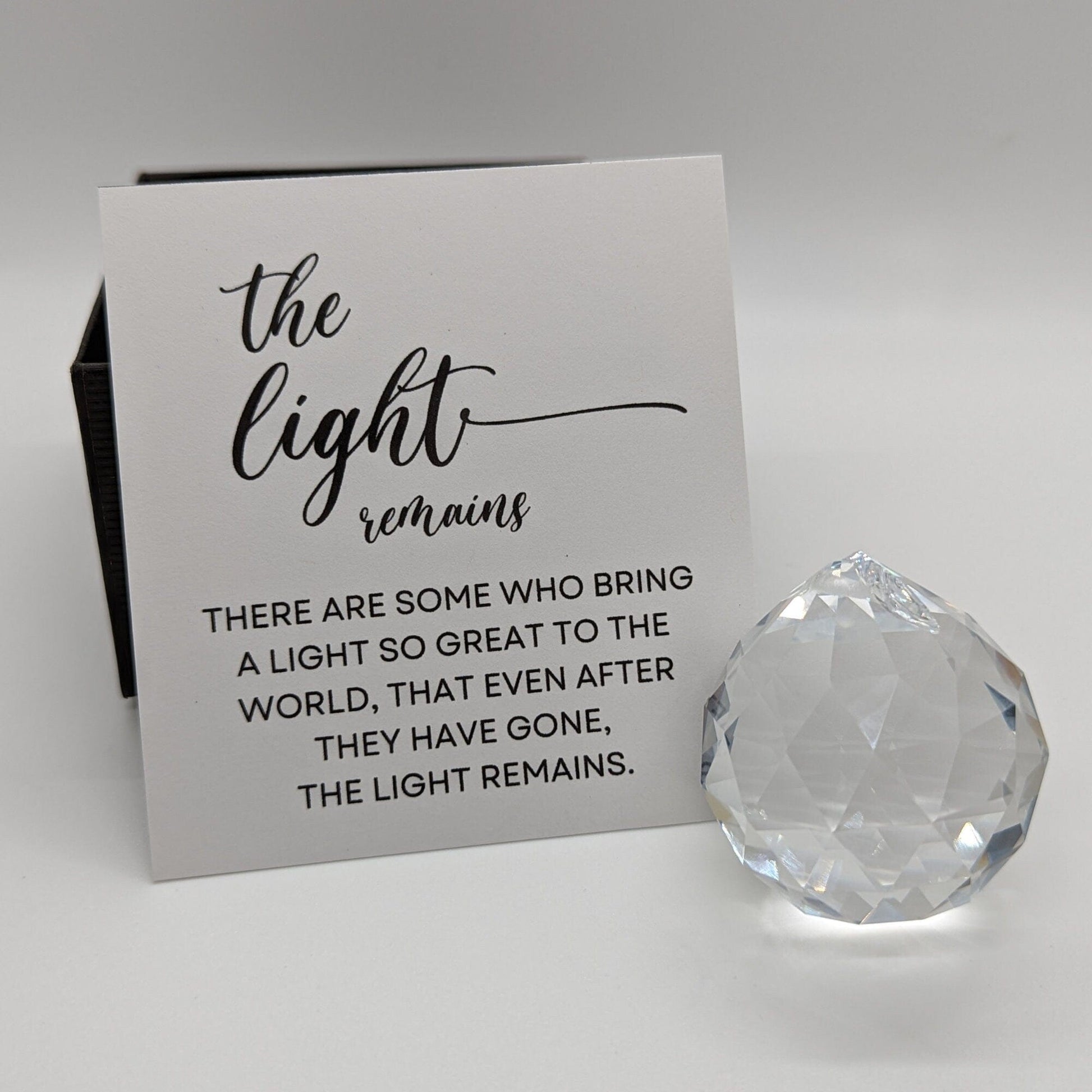 Personalized In loving Memory Crystal suncatcher, in loving memory gifts, sympathy gift mother, memorial gift for grandpa Dad loss gift