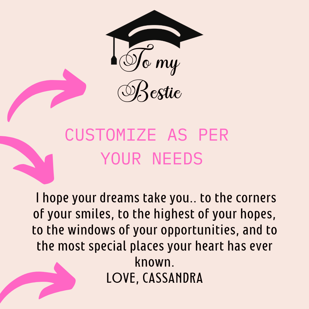To my Bestie Graduation Jewellery Gift