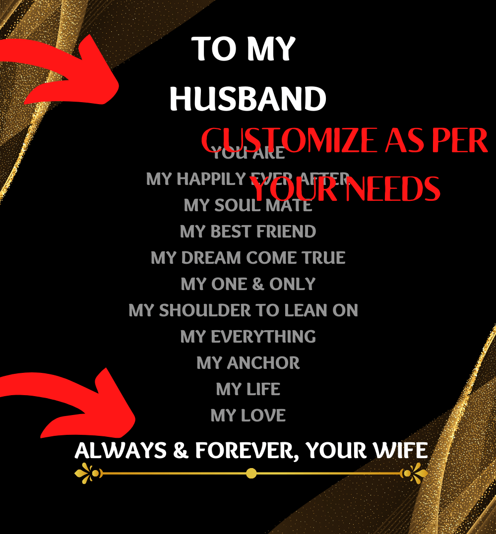 Mens Watch: To my husband or boyfriend Gift